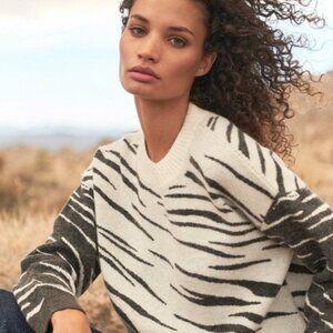 Rails | Lana Tiger Stripe Crewneck Sweater